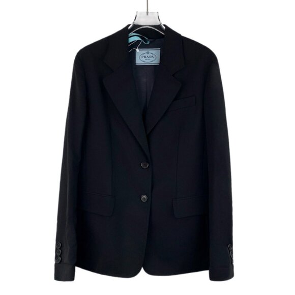 Prada Black wool blazer - Picture 1 of 8